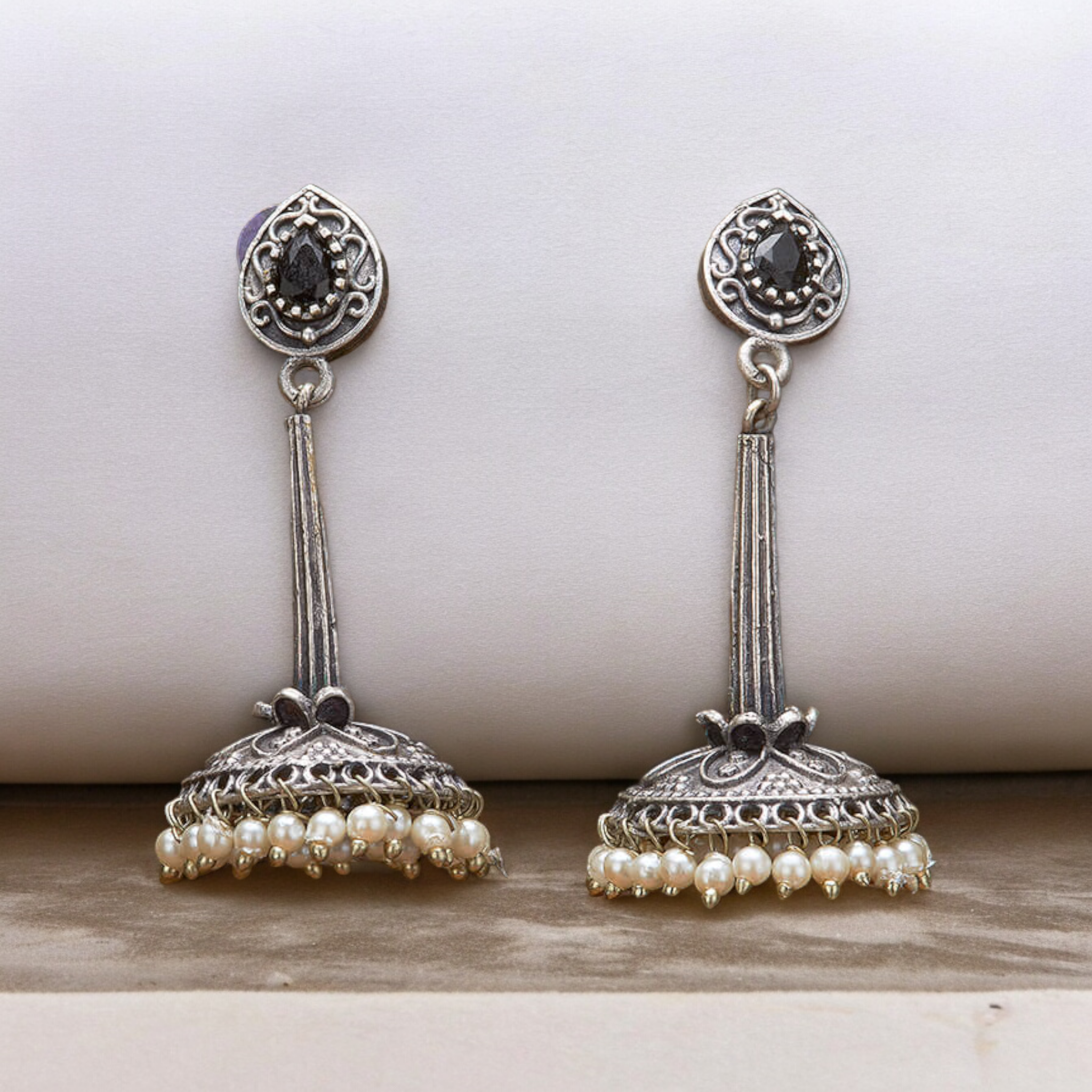 earrings oxidised