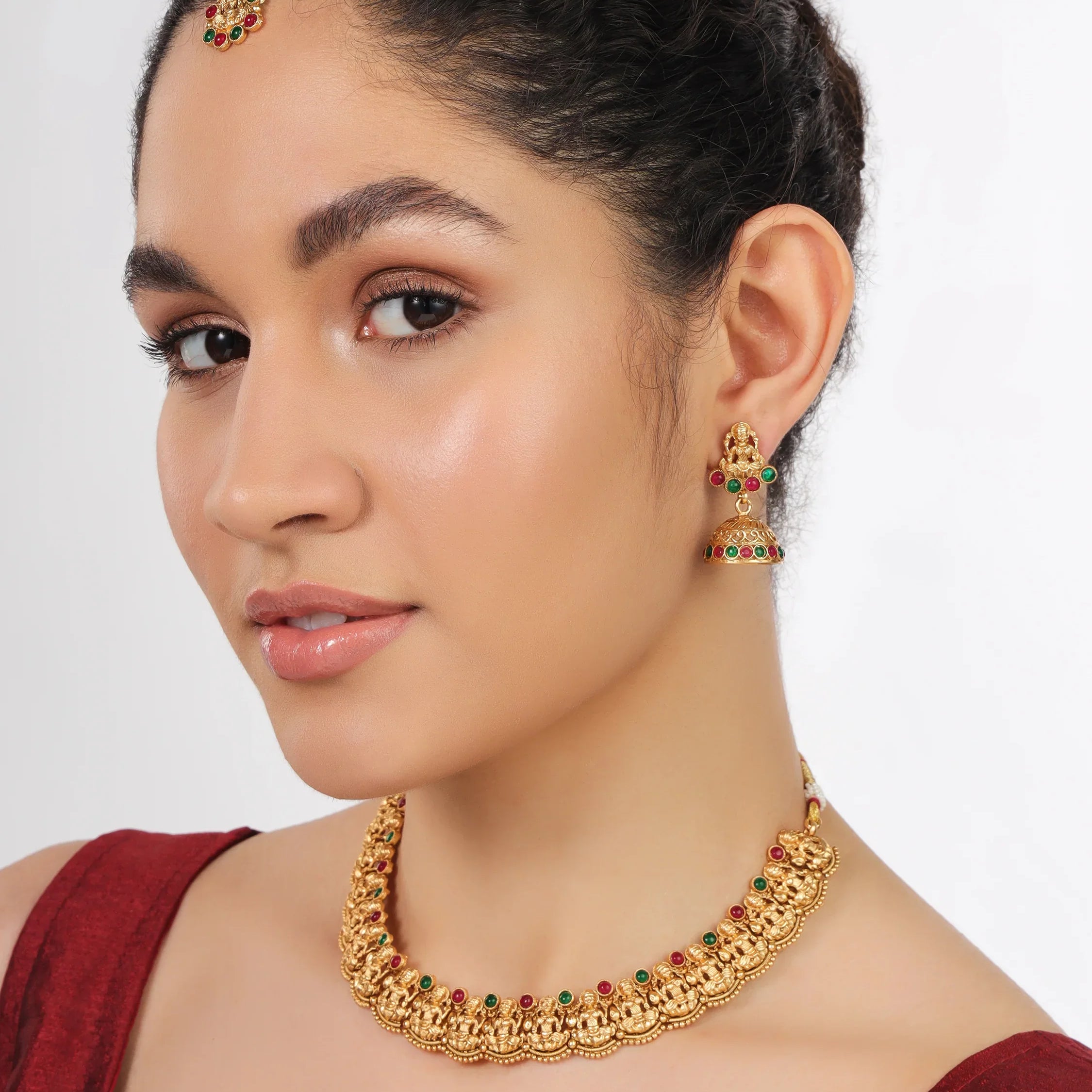 kundan gold chains