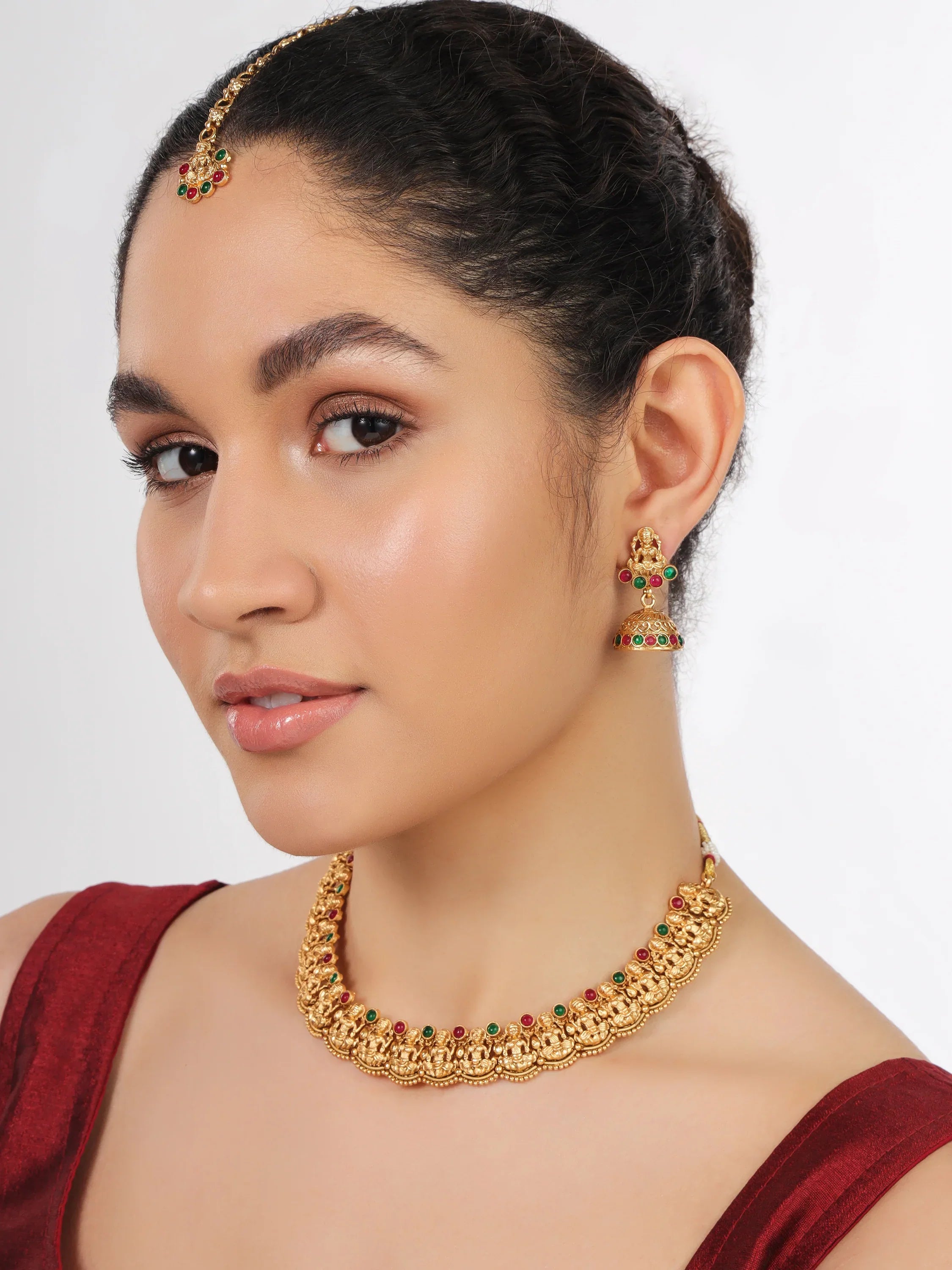 kundan gold chains