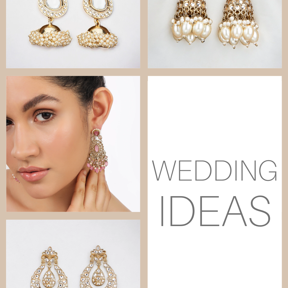 Sparkling Stories: Kundan Earrings for the Modern Indian Bride