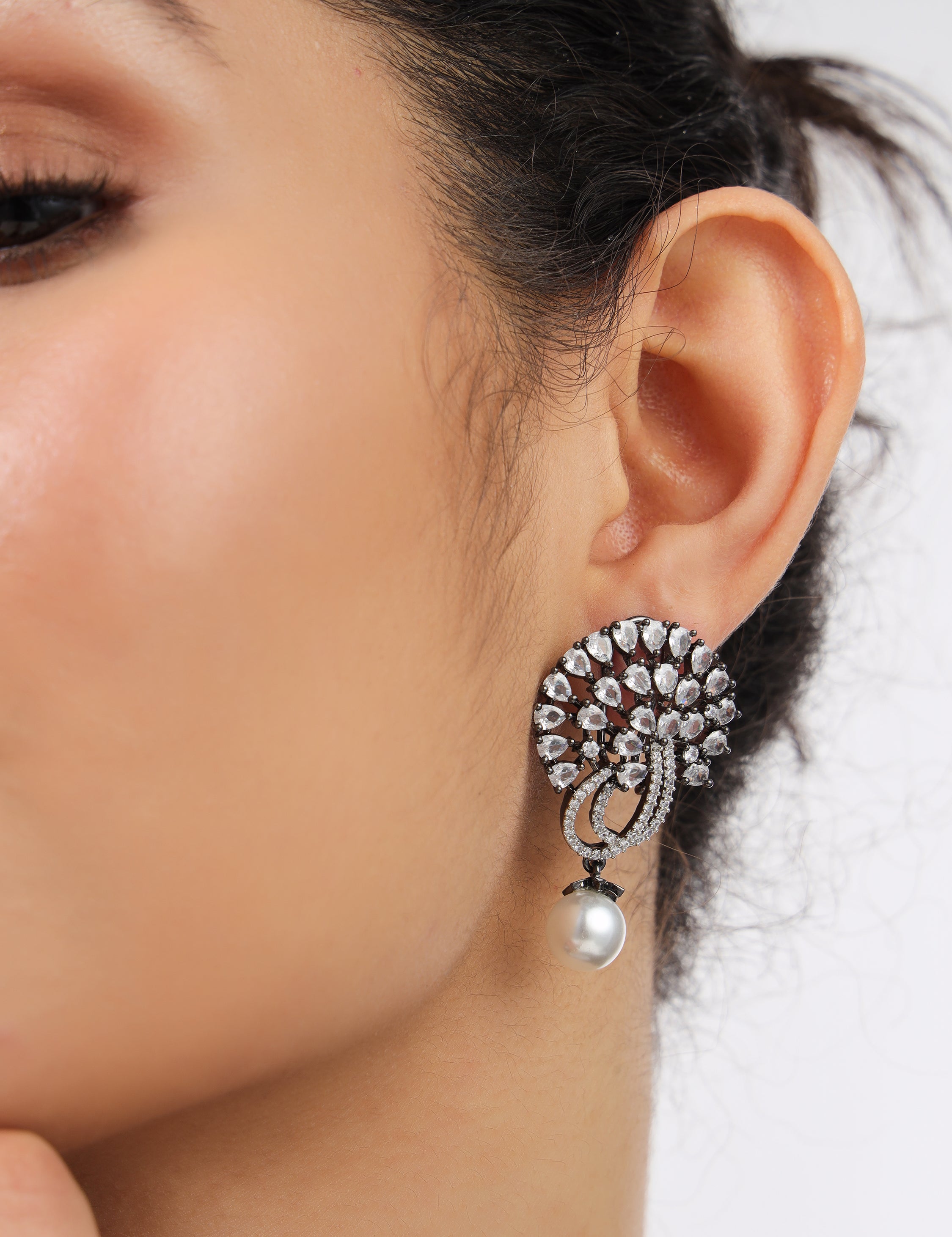 earrings oxidised