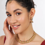 HandCrafted Meenakari Temple Gold Plated Necklace