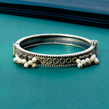 Pearl Charm Vintage Bangle