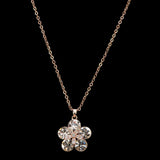 Sparkling Crystal Flower Pendant