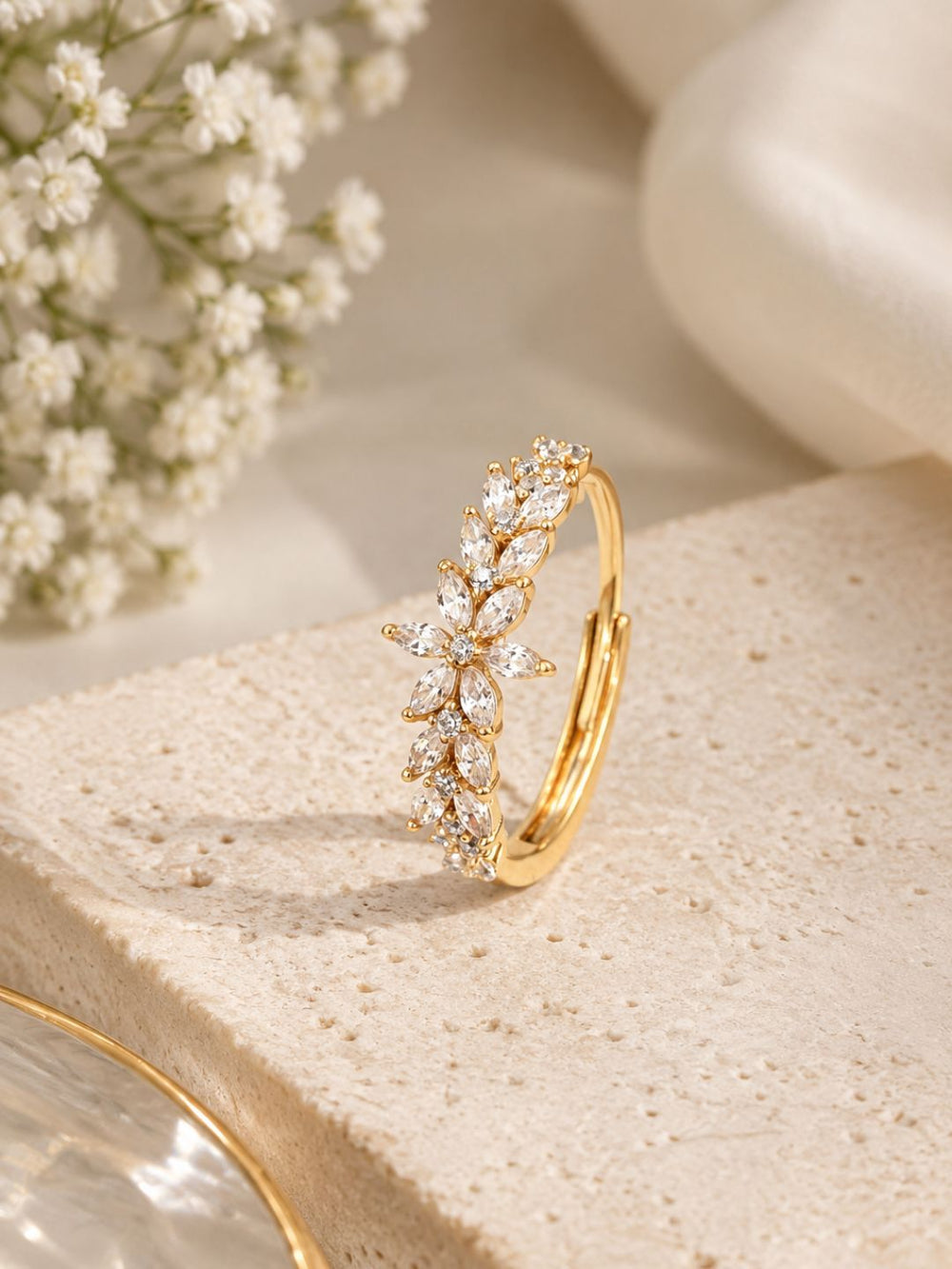 Rose Gold Marquise Ring