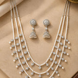 Layered Long Necklace Set
