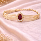 Elegant Pearl Chain Bracelet