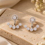 Crystal Ear Jacket Earrings