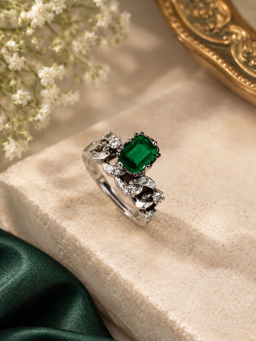 Crystal Statement Ring