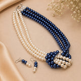 Blue & White Pearl Set