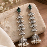 Multi-Link Pearl Earrings