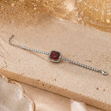 Kundan Rhodium Bracelet