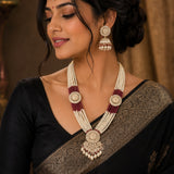 Kundan Pearl Necklace Set