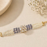 Royal Kundan Beaded Bracelet