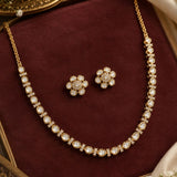 Kundan Tennis Necklace Set