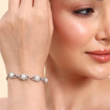 Belle Edge Radiant Pearl Charm Bracelet