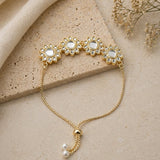 Gold-Tone Adjustable Bracelet