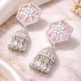 Rhodium Plated Cz Zhumki