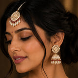 Kundan Pearl Necklace Set