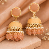 Gold-Tone Jhumka Earrings