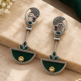 Half-Moon Statement Earrings