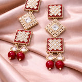 Gold-Tone Drop Earrings