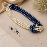 Blue & White Pearl Set