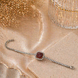 Kundan Rhodium Bracelet