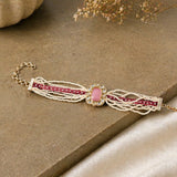Beaded Kundan Bracelet