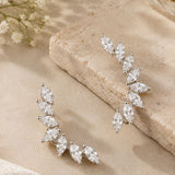 Marquise Crystal Ear Crawlers