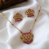Heart-Shaped Necklace Set