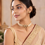Pearl & Kundan Choker Set