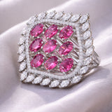 Cluster Cocktail Ring