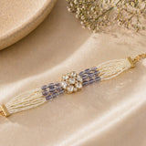 Royal Kundan Beaded Bracelet