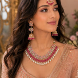 Meenakari Pearl Necklace