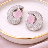 Rhodium Plated Cz Chand Tops