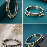 Pearl Charm Vintage Bangle