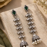 Multi-Link Pearl Earrings