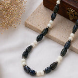 Stone Bead Mala Necklace