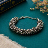 Silver Beaded Bracelet