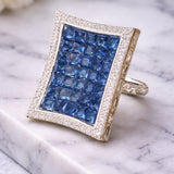 Princess-Cut Statement Ring