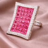 Princess-Cut Statement Ring