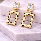 Gold Plated Short Earring