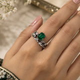 Crystal Statement Ring