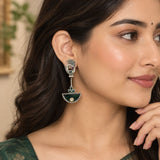 Half-Moon Statement Earrings