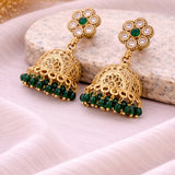 Gold Plated Pearl Jhumki