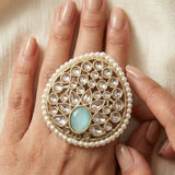 Gold-Toned Statement Ring