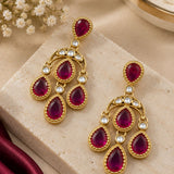 Kundan Chandelier Earrings