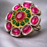 Kundan & Gemstone Ring