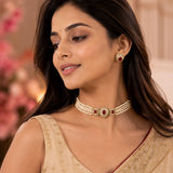 Pearl & Kundan Choker Set